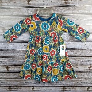 NWT Isabel Garretton long sleeve floral dress girl